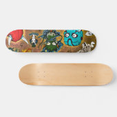 Japanisches Thema Skateboard (Horizontal)