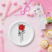 Japanisches themed Abendessen-Party mit steigender Pappteller (Party)