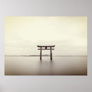 Japanisches Torii-Gate-Foto Poster