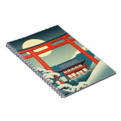 Japanisches Torii-Notebook Notizblock (Rechte Seite)