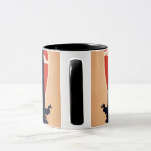 Japanisches Torii-Tor Silhouette Tasse: Romantisch Tasse