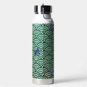 Japanisches traditionelles Wellenmuster Trinkflasche (Links)