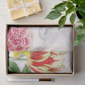 JAPANISCHES TULIP PINK ZOLLBARE Zwirnpapier Seidenpapier (Geschenk)