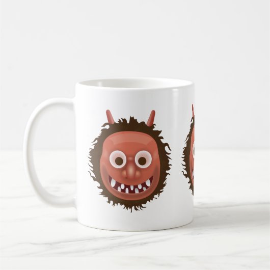 Japanisches Ungeheuer Emoji Kaffeetasse (Links)