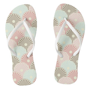 Japanisches Vintage-Muster Badesandalen