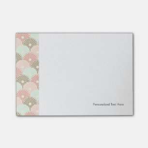 Japanisches Vintage-Muster Post-it Klebezettel