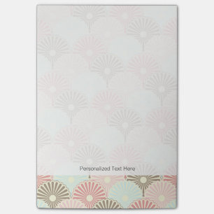 Japanisches Vintage-Muster Post-it Klebezettel