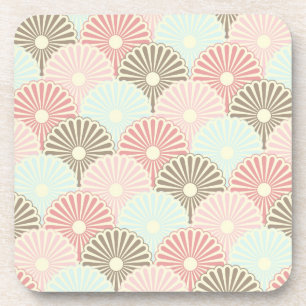 Japanisches Vintage-Muster Untersetzer