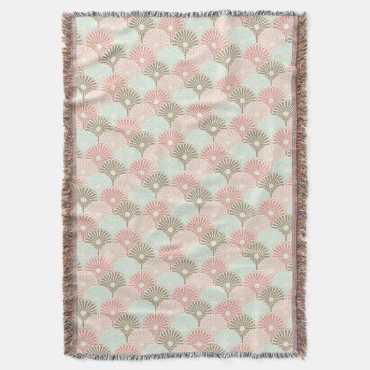 Japanisches Vintages Muster Decke (Vorderseite Vertikal)