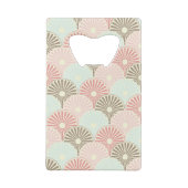 Japanisches Vintages Muster Geldkarten Flaschenöffner (Rückseite)