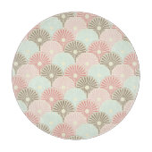 Japanisches Vintages Muster Schneidebrett (Vorderseite)