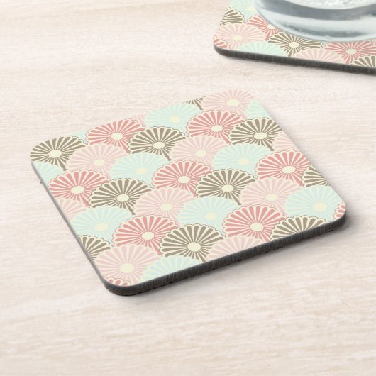 Japanisches Vintages Muster Untersetzer (Linke Seite)