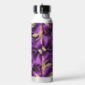 Japanisches violettes Blattdesign Trinkflasche (Links)