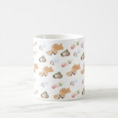 Japanisches Wagashi Muster Kaffeetasse (Mittel)