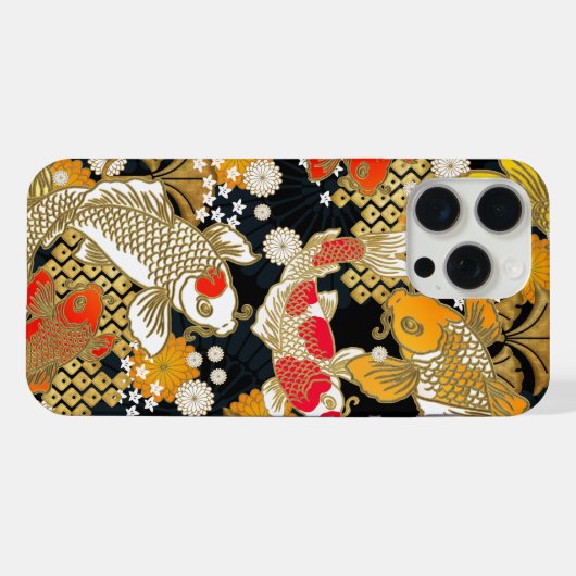 japanisches Waschmuster iPhone Hülle (Rückseite (Horizontal))