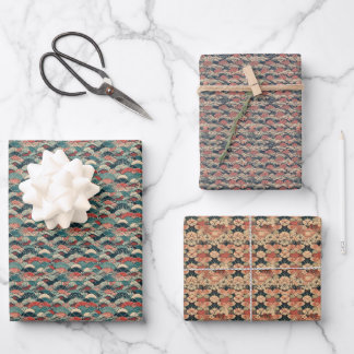 Japanisches Waschpapier Geschenkpapier Set