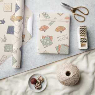 Japanisches Washi-Origami-Vintage-Geschenkpapier Geschenkpapier