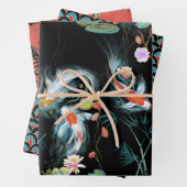 Japanisches Watergarden-Geschenkpapier-Set Geschenkpapier Set (Beispiel)