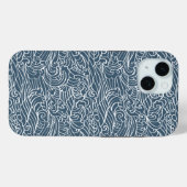 japanisches Wave Style-Muster Case-Mate iPhone Hülle (Rückseite (Horizontal))