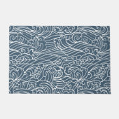 japanisches Wave Style-Muster Fußmatte (Vorderseite)