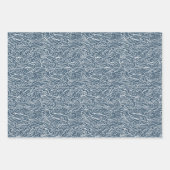 japanisches Wave Style-Muster Geschenkpapier Set (Vorderseite 2)
