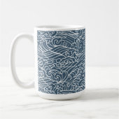 japanisches Wave Style-Muster Kaffeetasse (Links)