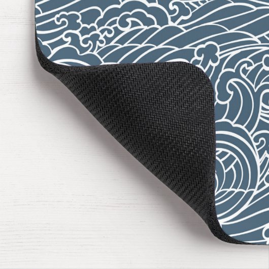 japanisches Wave Style-Muster Mousepad (Ecke)