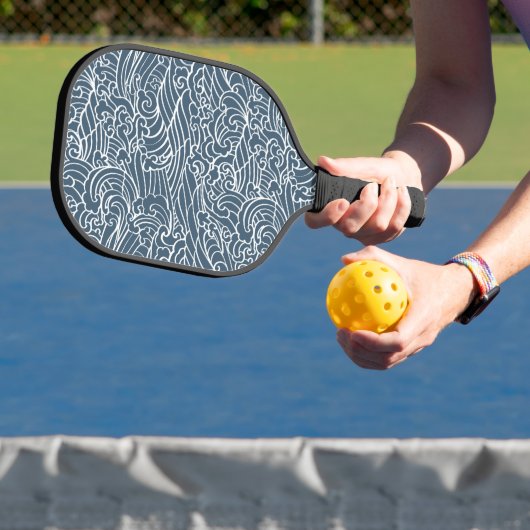japanisches Wave Style-Muster Pickleball Schläger (InSitu)