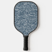 japanisches Wave Style-Muster Pickleball Schläger (Rückseite)
