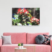 Japanisches Weißauge Leinwanddruck (Insitu (Wohnzimmer))