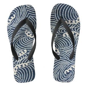 Japanisches Wellenmuster Badesandalen