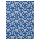 Japanisches Wellenmuster Klemmbrett (Rückseite)