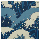 Japanisches Wellenmuster Stoff (Muster)