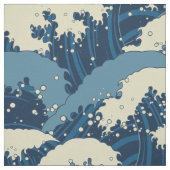 Japanisches Wellenmuster Stoff (Muster)