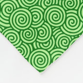 Japanisches wirbelförmiges Muster - Kiefer- und Ka Fleecedecke (Ecke)