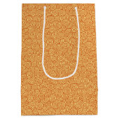 Japanisches wirbelloses Muster - Mandarin und leic Mittlere Geschenktüte (Rückseite)