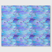 Japanisches Wolken-, Dämmerungs-, Veilchen-und Geschenkpapier (Flach)