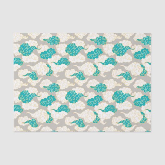 Japanisches Wolkendeckenpapier Seidenpapier (Vorderseite)