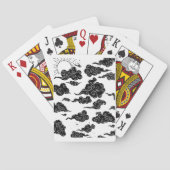 Japanisches Wolkenmuster-Ästhetik Spielkarten (Rückseite)