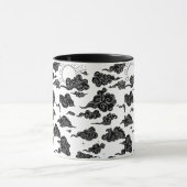 Japanisches Wolkenmuster-Ästhetik Tasse (Zentrum)