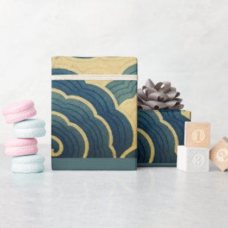 JAPANISCHES WOLKENMUSTER GESCHENKVERPACKUNG GESCHENKPAPIER