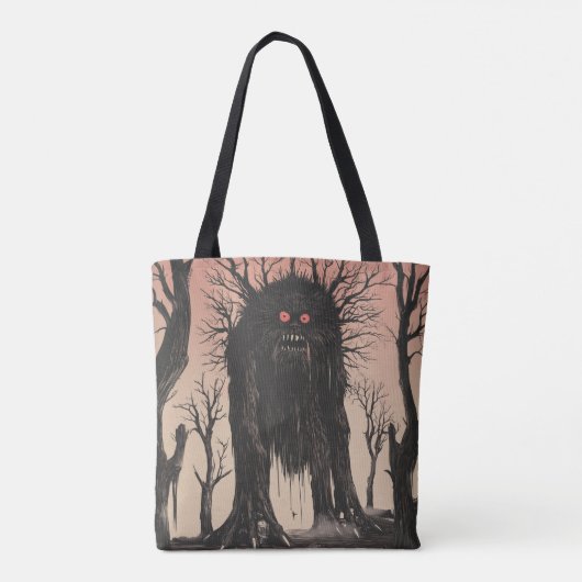 Japanisches Yokai Tree Monster Tasche (Rückseite)