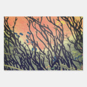 JAPANISE NATURKUNST Papier Flachblatt Set 3 (Vorderseite 3)