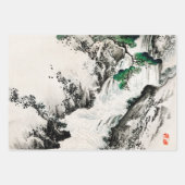 JAPANISE NATURKUNST Papier Flachblatt Set 3 (Vorderseite)