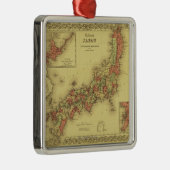 JapanPanoramic MapJapan Ornament Aus Metall (Rechts)