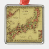 JapanPanoramic MapJapan Ornament Aus Metall (Vorne)