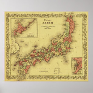 JapanPanoramic MapJapan Poster