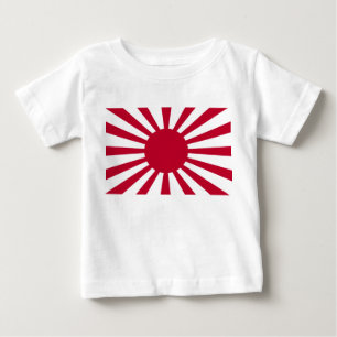 Japans Flagge des Kaiserkrieges Baby T-shirt