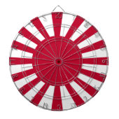 Japans Flagge des Kaiserkrieges Dartscheibe (vorne)