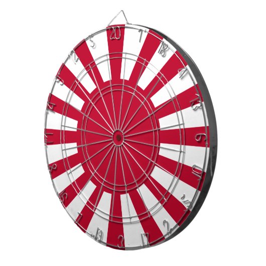 Japans Flagge des Kaiserkrieges Dartscheibe (Vorderseite rechts)